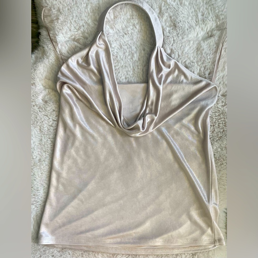 Express Halter Blouse- Open Back